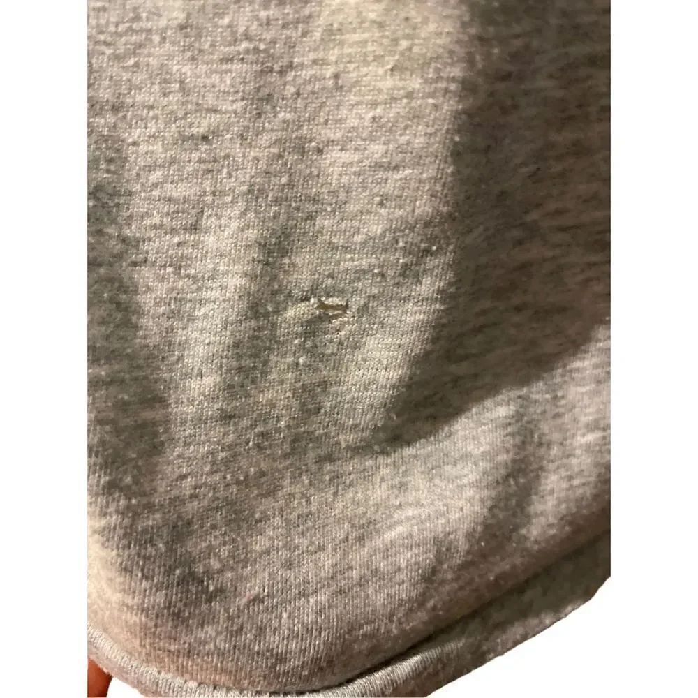 Nike Long Sleeve Gray with Black Lettering Swoosh Logo Size Large - Picture 4 of 9